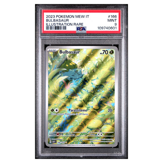 Bulbasaur Pokémon 151 166/165 Illustration Rare - PSA 9 Italiano image 0