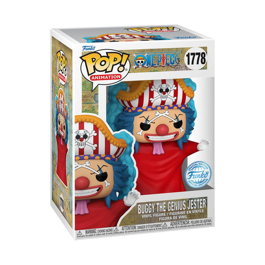One Piece POP! Movies Vinyl Figure Buggy (Post Time-Skip) Exclusive 9 cm image 0