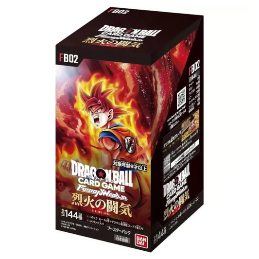 Dragon Ball Fusion World FB02 Blazing Aura Booster Box Japanese | Sealed | Authentic TCG image 0