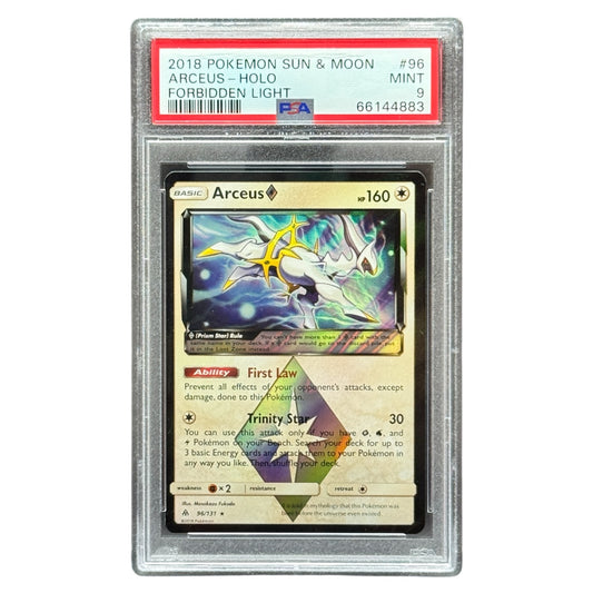 Arceus Sun & Moon 96/131 Holo - PSA 9 English image 0